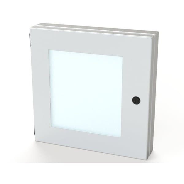 Hinged Window, 12 in. H x 12 in. W x 1-1/2 in. L, Polycarbonate